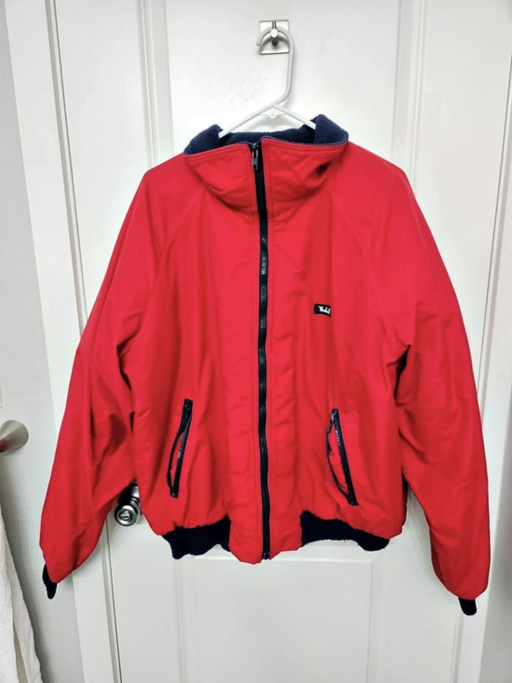 Woolrich Red Nylon Jacket Size XL